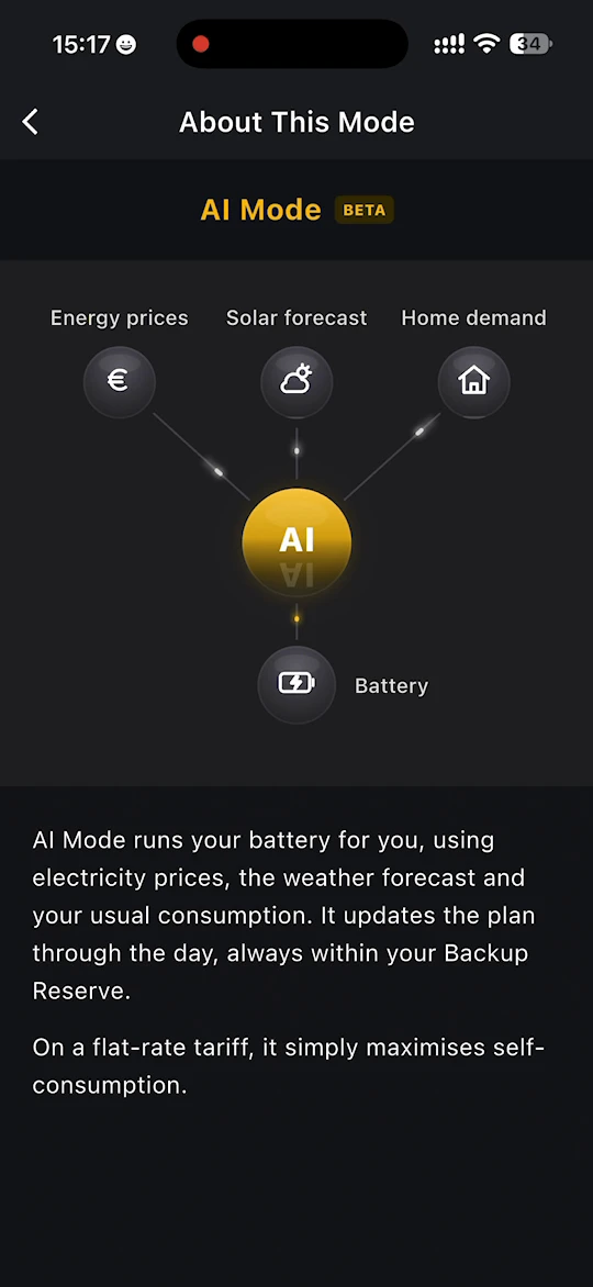 AI Mode | AlphaESS Docs