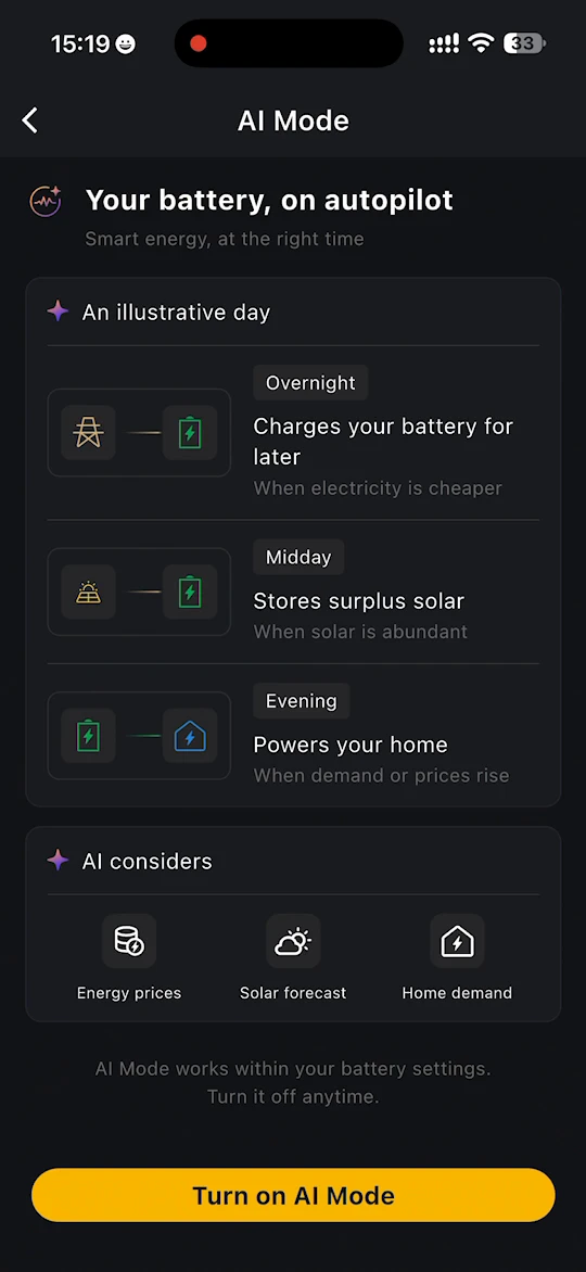 AI Mode introduction with an illustrative day and what AI considers