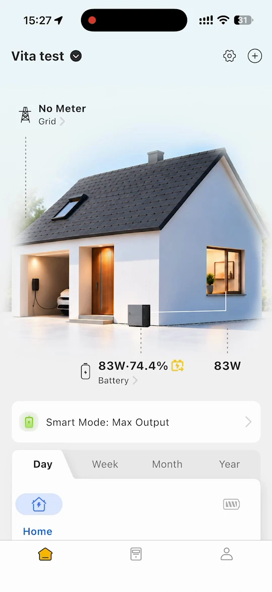 Home page in the light theme